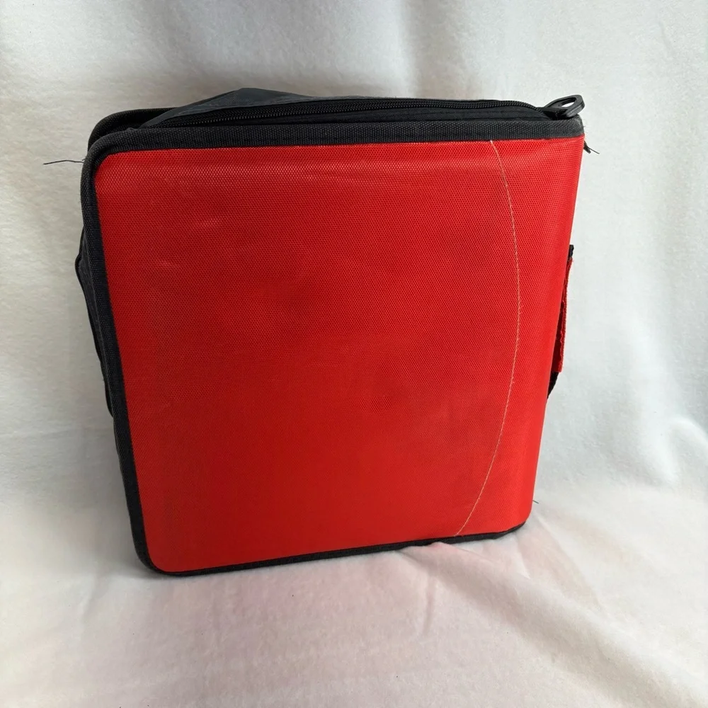 Case It School‎ Binder Red Large Zippered w/ Carrying Handle